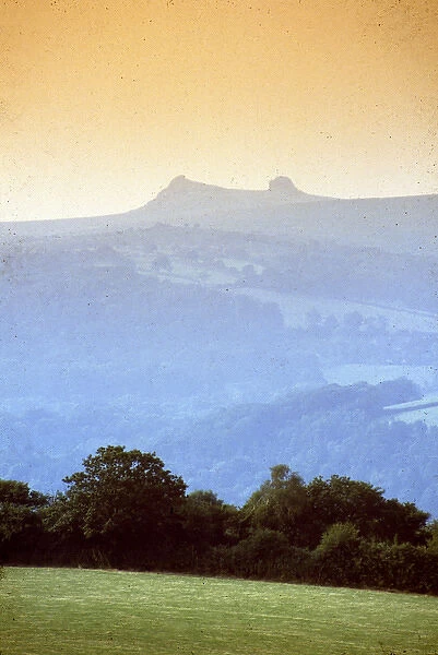 View of Hay Tor Rocks, Dartmoor, Devon
