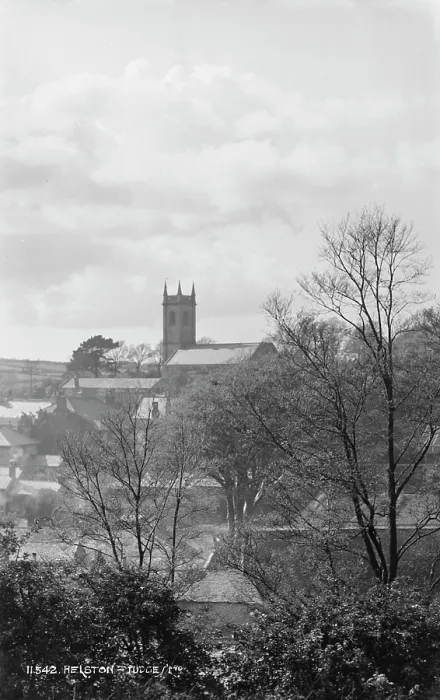 Framed Print : View of Helston with Church Tower Framed Print : View of Helston with Church Tower