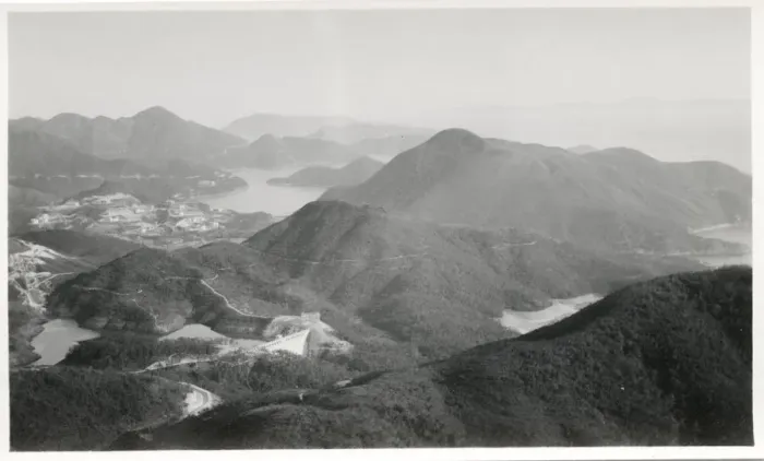 Framed Print : View at Hong Kong, mountains Framed Print : View at Hong Kong, mountains