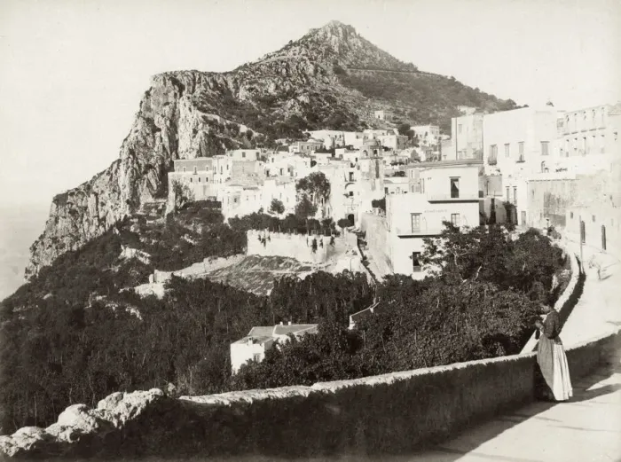 Framed Print : View on the island of Capri, Italy Framed Print : View on the island of Capri, Italy