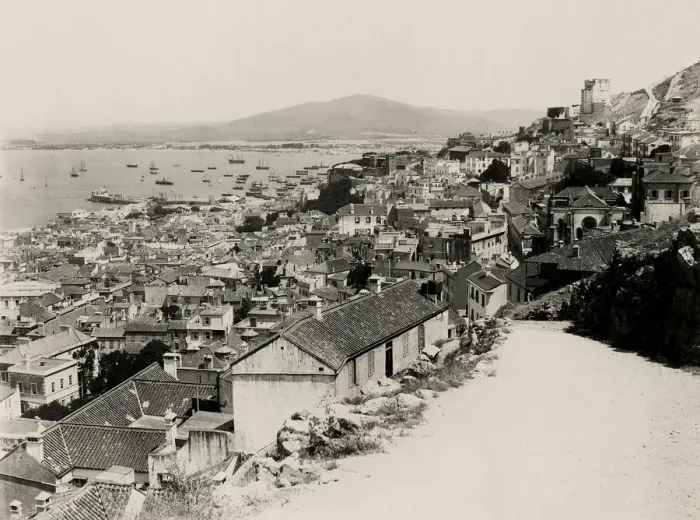 Framed Print : View on the island of Gibraltar Framed Print : View on the island of Gibraltar