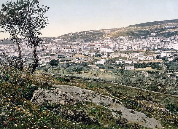 View of Jerusalem, Palestine (Israel), circa 1890