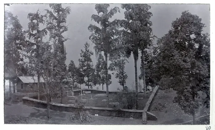 Framed Print : View of Kalimpong cemetery, India, from a fascinating album which reveals new details on a little-known campaign in which a British military force brushed aside Tibetan defences to capture Lhasa, in 1904 Framed Print : View of Kalimpong cemetery, India, from a fascinating album which reveals new details on a little-known campaign in which a British military force brushed aside Tibetan defences to capture Lhasa, in 1904