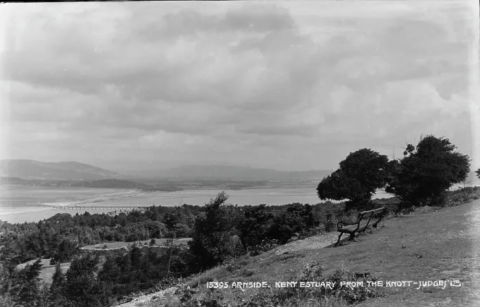 Framed Print : View of Kent Estuary from The Knott Framed Print : View of Kent Estuary from The Knott
