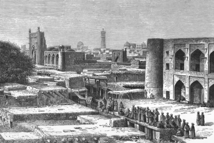 Framed Print : View of Khiva, Uzbekistan Framed Print : View of Khiva, Uzbekistan