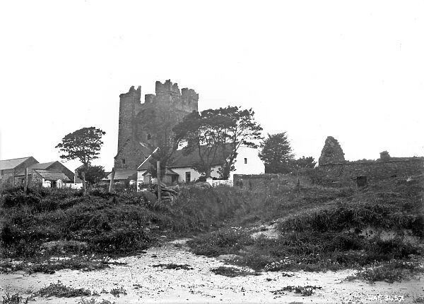 View of Kilclief castle and surrounding buildings
