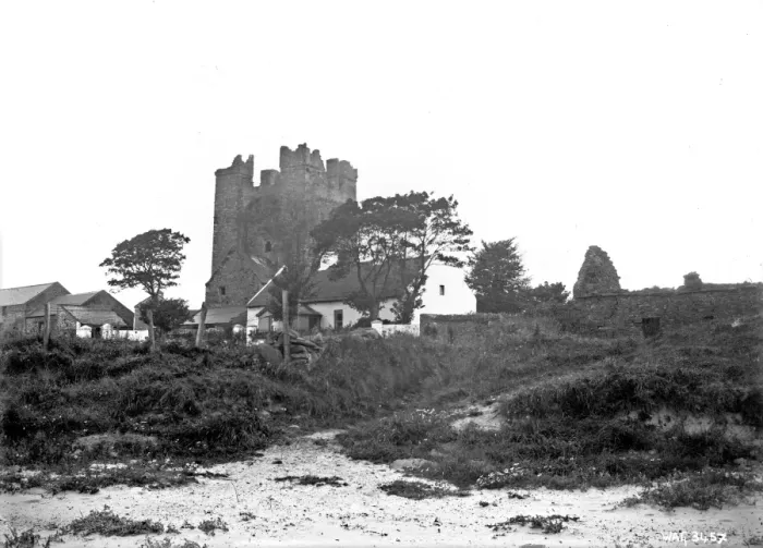 Framed Print : View of Kilclief castle and surrounding buildings Framed Print : View of Kilclief castle and surrounding buildings