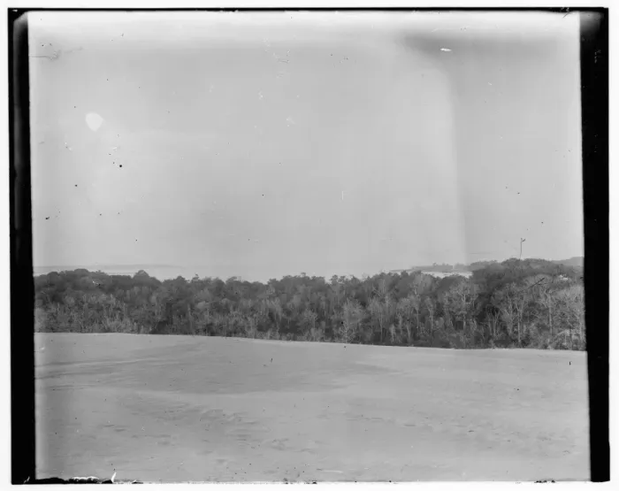 Framed Print : View of Kitty Hawk, North Carolina, which includes the bay Framed Print : View of Kitty Hawk, North Carolina, which includes the bay