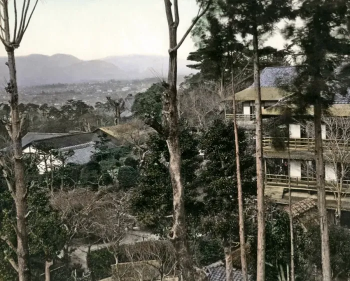 Framed Print : View of Kyoto, Japan Framed Print : View of Kyoto, Japan