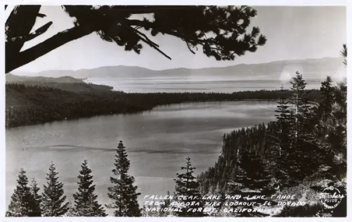 Framed Print : View above Lake Tahoe, California, USA Framed Print : View above Lake Tahoe, California, USA