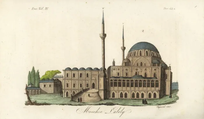 Framed Print : View of the Laleli Mosque or Tulip Mosque, Istanbul Framed Print : View of the Laleli Mosque or Tulip Mosque, Istanbul