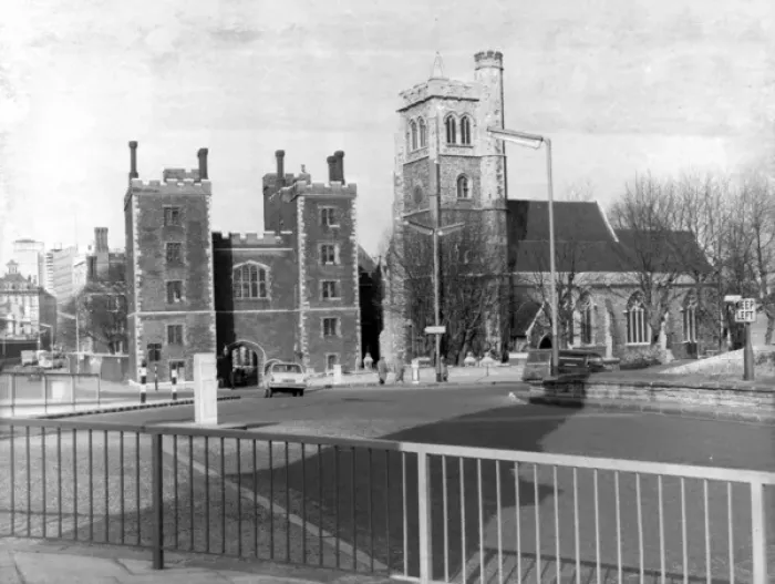 Framed Print : View of Lambeth Palace, London Framed Print : View of Lambeth Palace, London