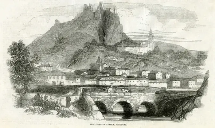 Framed Print : View of Leiria, Portugal Framed Print : View of Leiria, Portugal