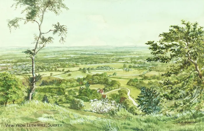 Framed Print : View from Leith Hill, Surrey Framed Print : View from Leith Hill, Surrey
