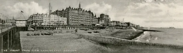 Framed Print : View of the Front looking east, Brighton, Sussex Framed Print : View of the Front looking east, Brighton, Sussex