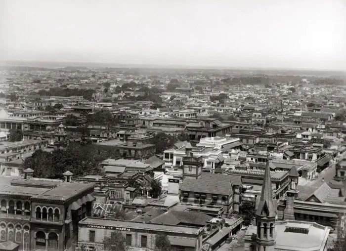 Framed Print : View of Madras (Chennai) India, c. 1880 s Framed Print : View of Madras (Chennai) India, c. 1880 s