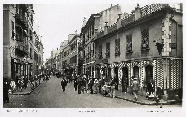View of Main Street, Gibraltar