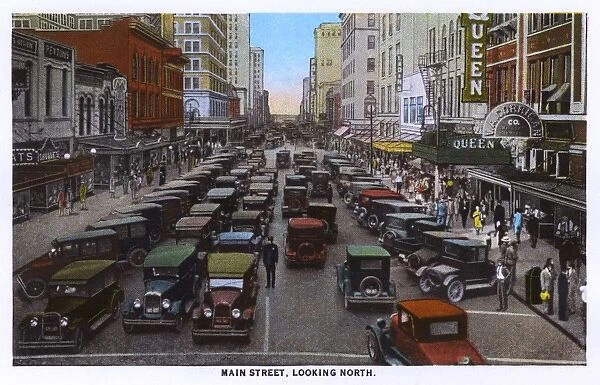 View of Main Street, Houston, Texas, USA