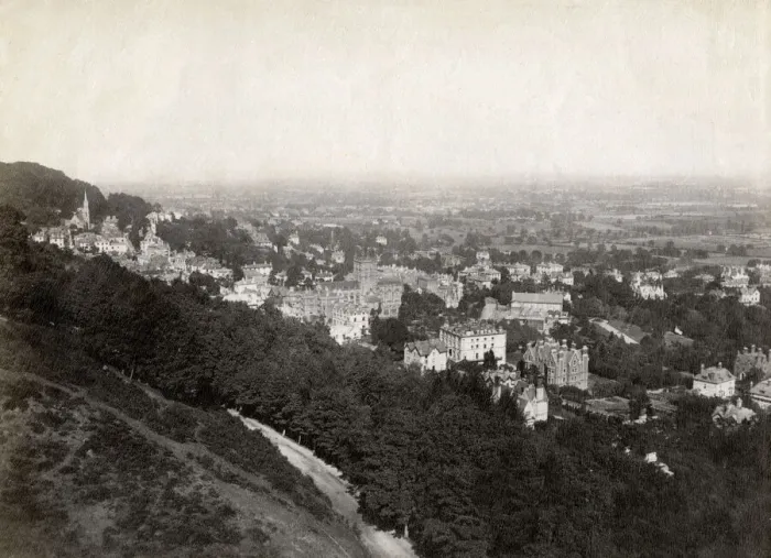 Framed Print : View of Malvern from the Worcestershire Beacon