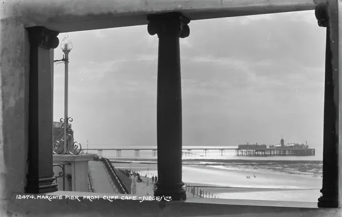 Framed Print : View of Margate Pier from Cliff Cafe Framed Print : View of Margate Pier from Cliff Cafe
