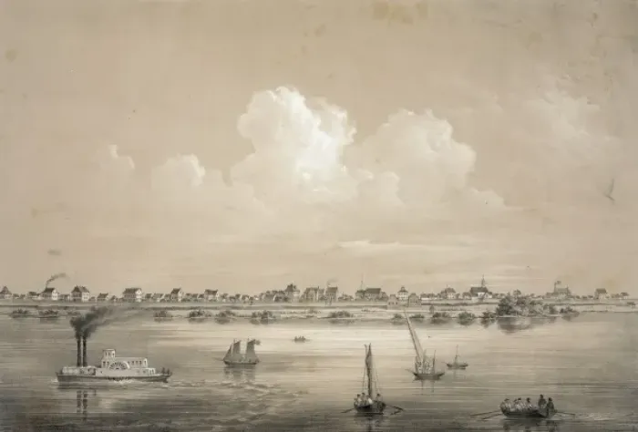 Framed Print : View of Matagorda. (Taken from the Bay. Sept. 1860) Framed Print : View of Matagorda. (Taken from the Bay. Sept. 1860)
