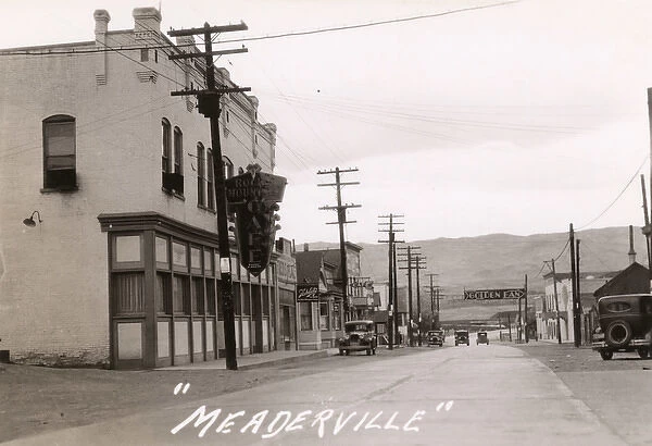 View of Meaderville, Butte, Montana, USA