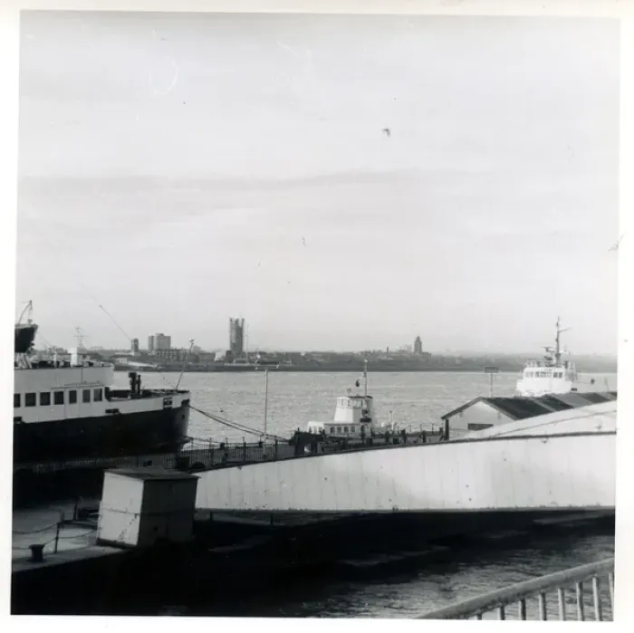 Framed Print : View across the Mersey, Liverpool, Lancashire Framed Print : View across the Mersey, Liverpool, Lancashire