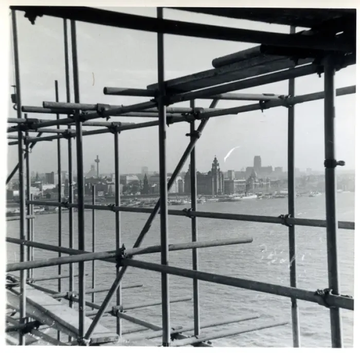 Framed Print : View across the Mersey, Liverpool, Lancashire Framed Print : View across the Mersey, Liverpool, Lancashire