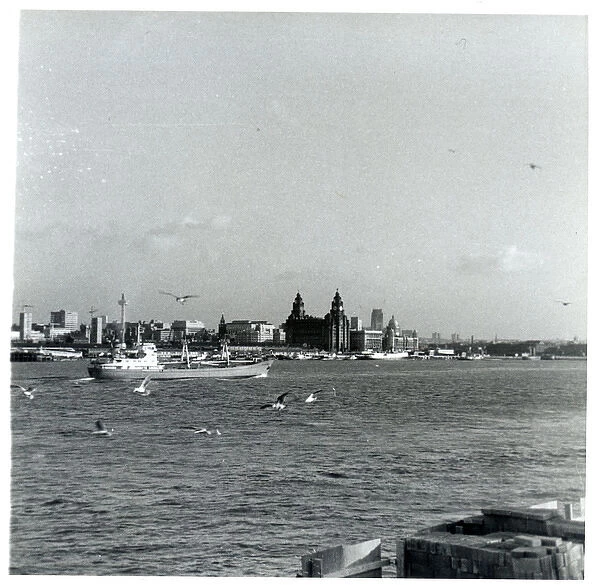 View across the Mersey, Liverpool, Lancashire