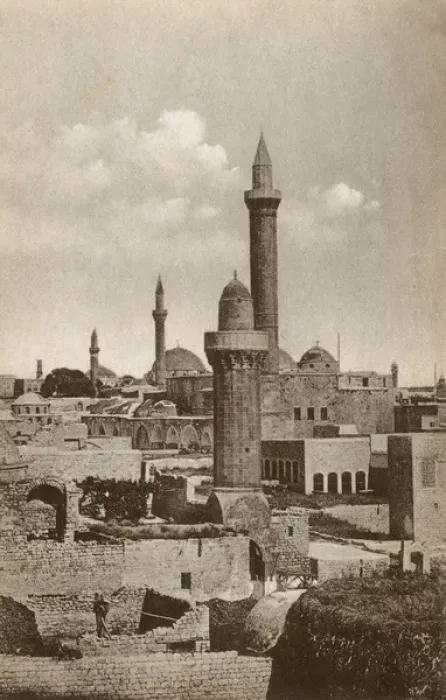 Framed Print : View of the Minarets and rooftops of Aleppo, Syria Framed Print : View of the Minarets and rooftops of Aleppo, Syria