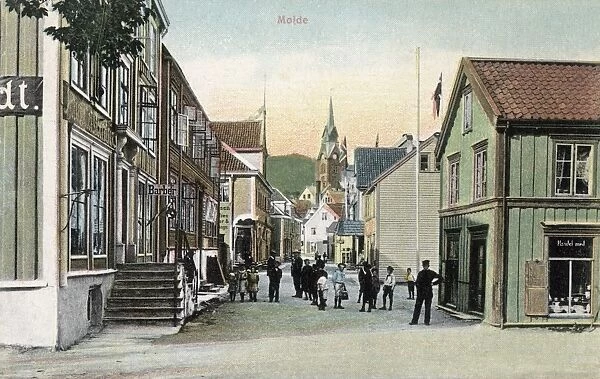 View of Molde, Romsdal Peninsula, Norway