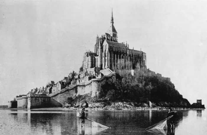 Framed Print : View of Mont St Michel, Normandy, France Framed Print : View of Mont St Michel, Normandy, France