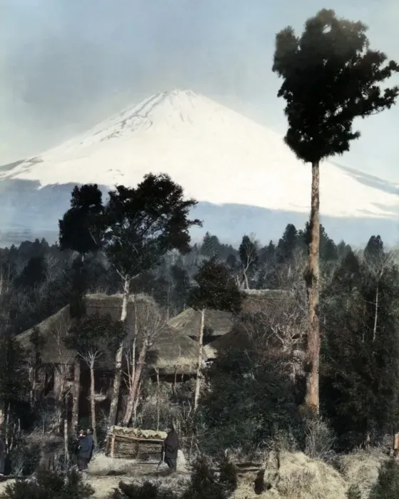 Framed Print : View of Mount Fuji, Japan Framed Print : View of Mount Fuji, Japan