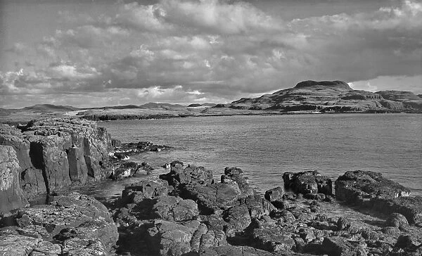 View of Muck from Horse Island, Scotland