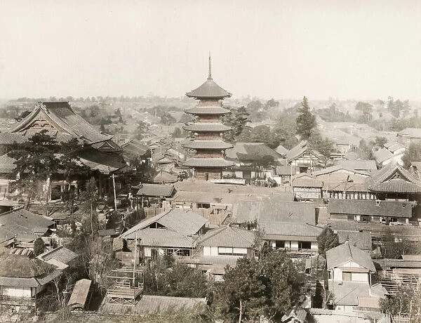 View of Nagoya town, Japan