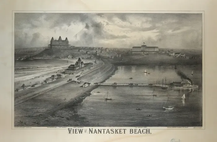 Framed Print : View of Nantasket Beach Framed Print : View of Nantasket Beach