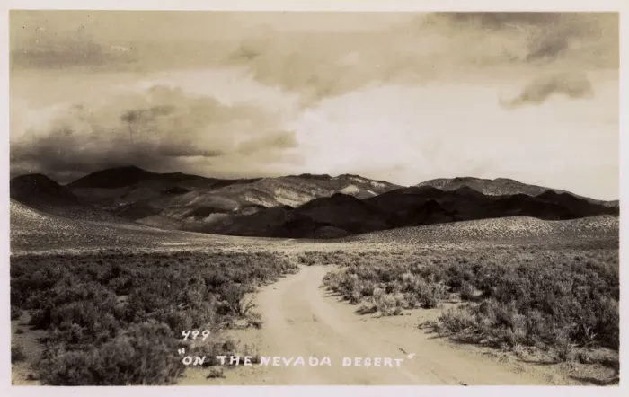 Framed Print : View of the Nevada Desert, USA Framed Print : View of the Nevada Desert, USA