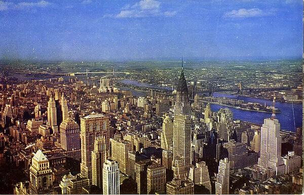 View of New York from the Empire State Building, USA