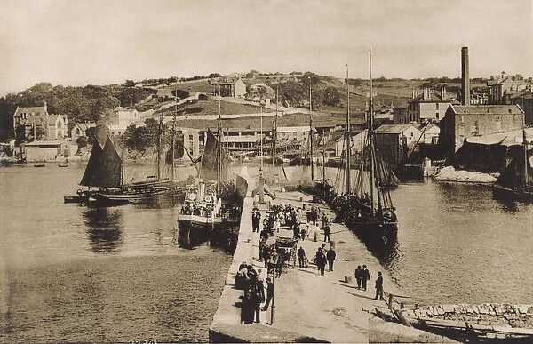 View of the Outer Quay, Brixham, Devon