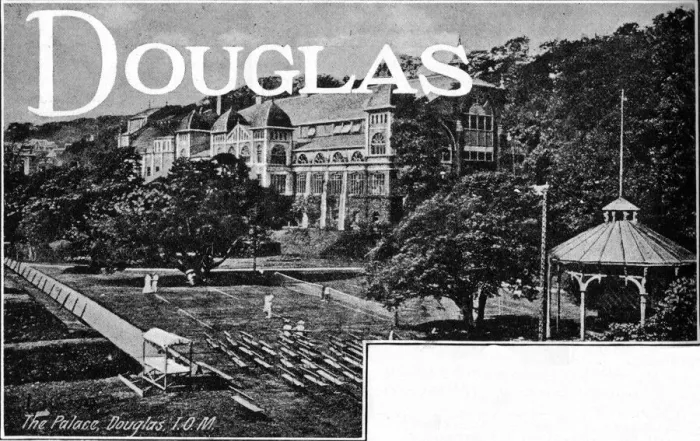 Framed Print : A view of the Palace, Douglas, Isle of Man, 1920 Framed Print : A view of the Palace, Douglas, Isle of Man, 1920