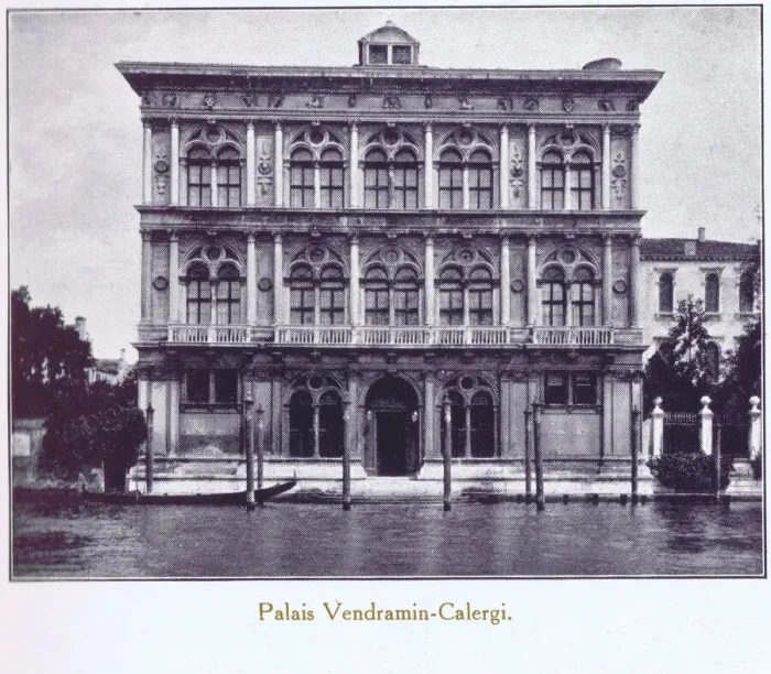 Framed Print : A view of the Palais Vendramin-Calergi, Venice, 1929 Framed Print : A view of the Palais Vendramin-Calergi, Venice, 1929