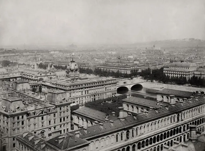 Framed Print : View of Paris city centre taken from Notre Dame cathedral Framed Print : View of Paris city centre taken from Notre Dame cathedral