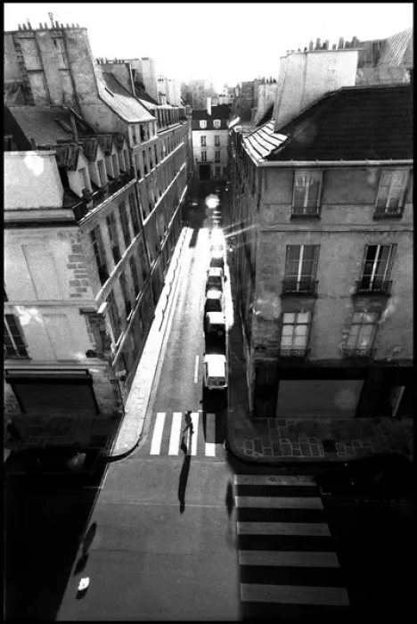 Framed Print : View of Paris street, France Framed Print : View of Paris street, France