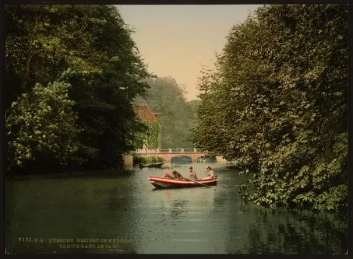Framed Print : View in the park, Utrecht, Holland Framed Print : View in the park, Utrecht, Holland