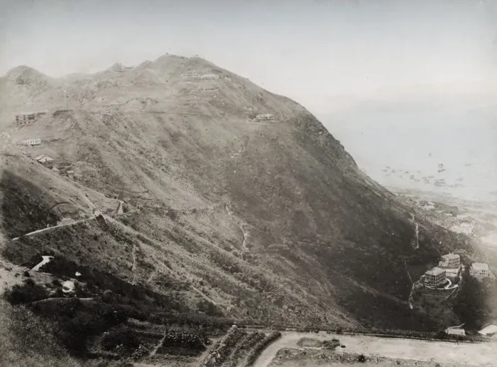 Framed Print : View on The Peak, Hong Kong, c. 1890 s Framed Print : View on The Peak, Hong Kong, c. 1890 s