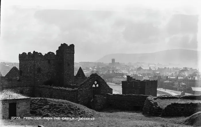 Framed Print : View from Peel Castle Framed Print : View from Peel Castle