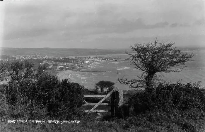 Framed Print : View of Penzance from Newlyn