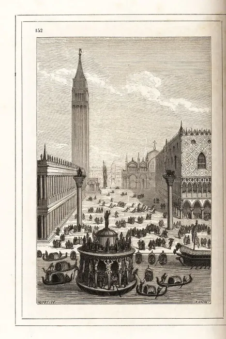 Framed Print : View of the Piazza San Marco, Venice, 16th century Framed Print : View of the Piazza San Marco, Venice, 16th century