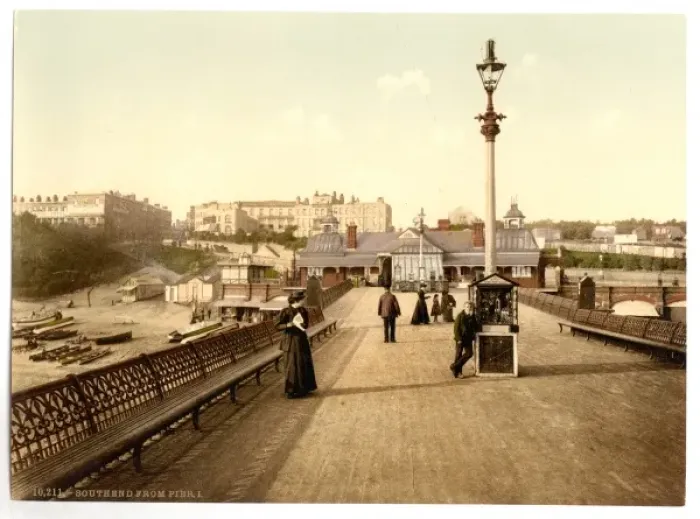Framed Print : View from the pier, I. Southend-on-Sea, England Framed Print : View from the pier, I. Southend-on-Sea, England