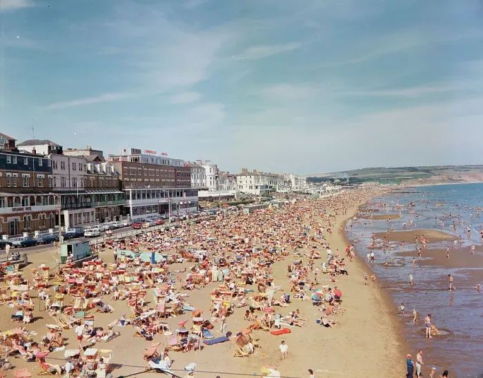 Framed Print : View from the pier, Sandown, Isle of Wight Framed Print : View from the pier, Sandown, Isle of Wight